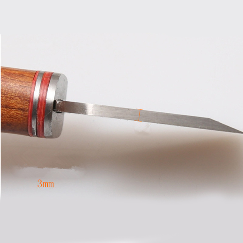 1PCS 3MM Dày 35MM Lưỡi Rộng Da - đánh giá và giá Leatherwork Knife