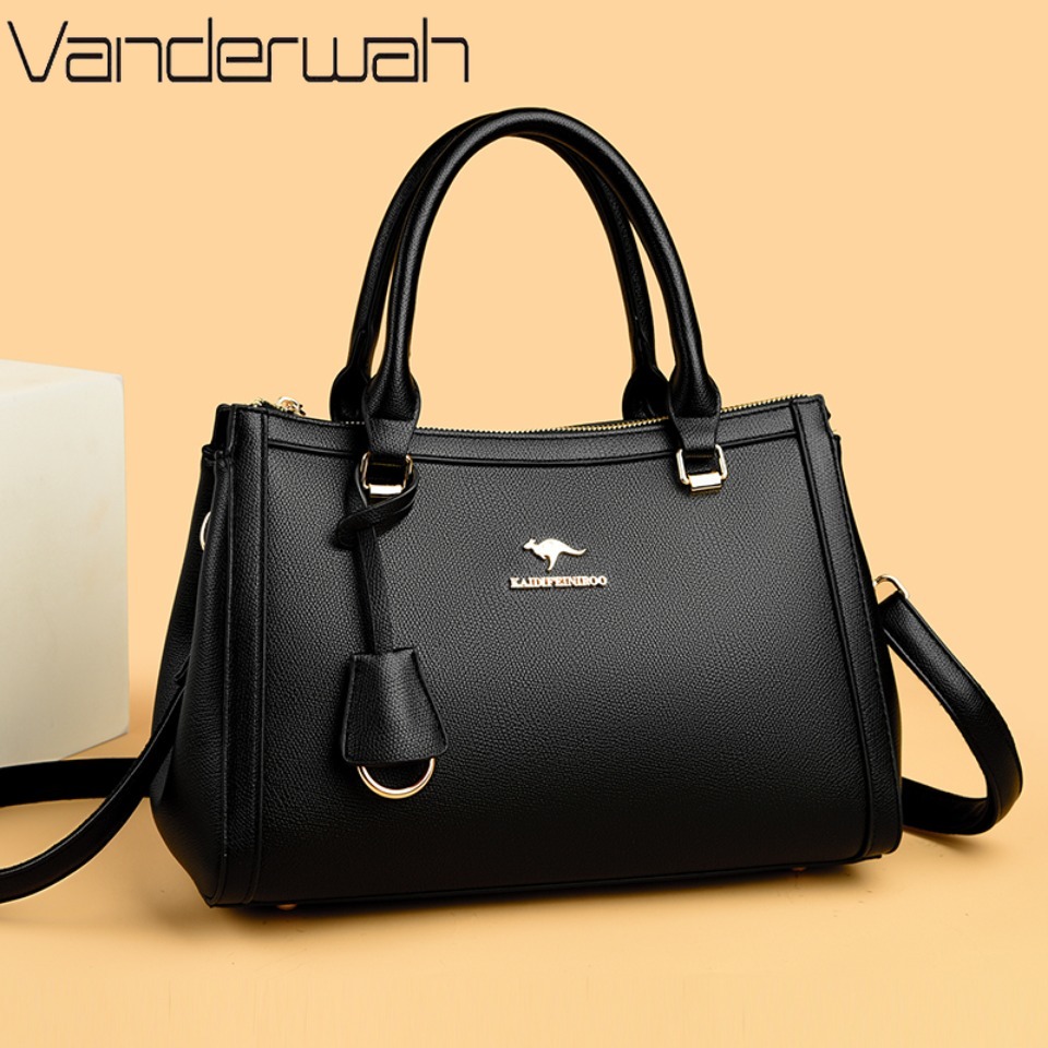 Kangaroo Brand Soft Pu Leather - đánh giá và giá Leather Work Handbag