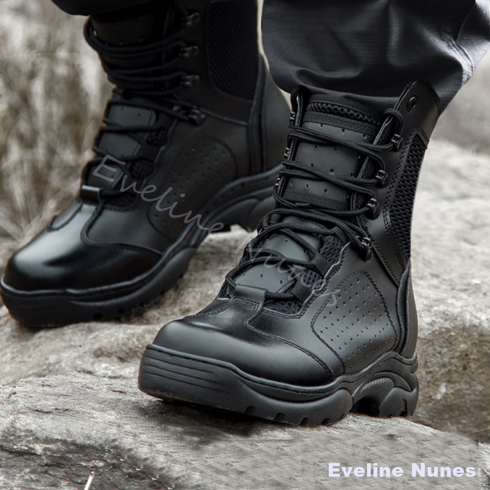 Mesh Mid High Tactical Combat  - đánh giá và giá Leatherwork Boots