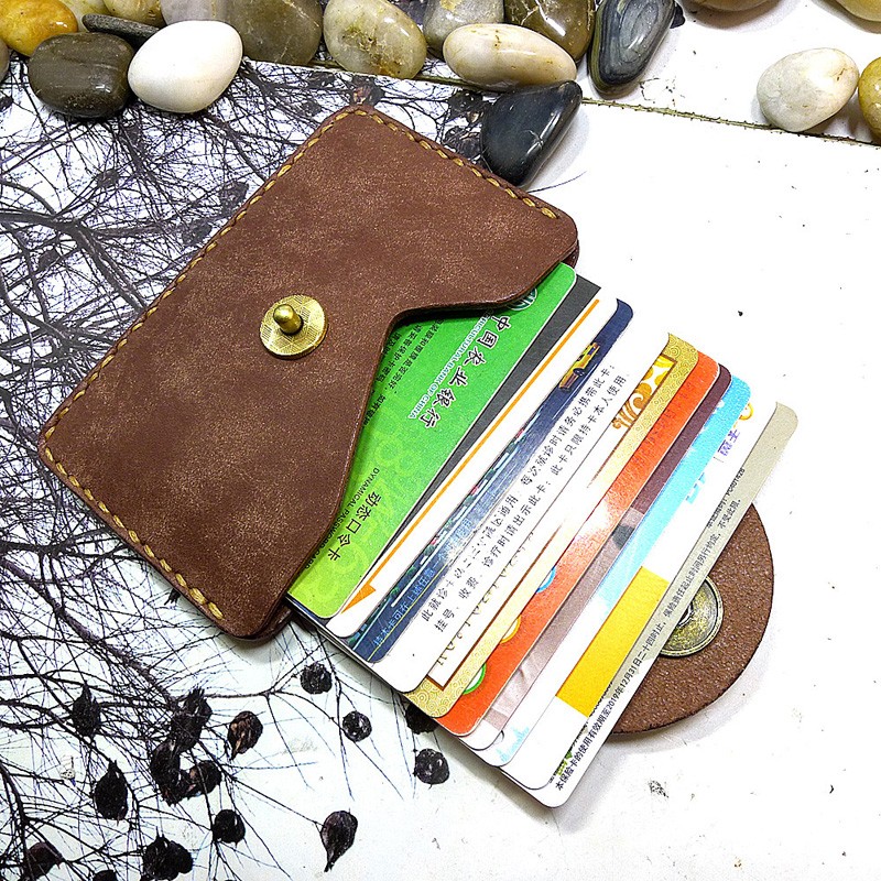Blongk Siêu Mỏng Túi Quân Chín - đánh giá và giá Leather Work Handbag