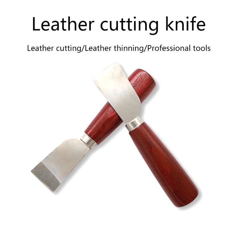 Wooden Handle DIY Leathercraft - đánh giá và giá Leatherwork Knife