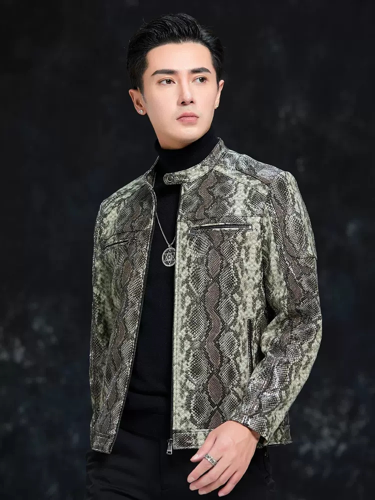 Spring Men Snake Pattern Sheep - đánh giá và giá Leatherwork Free Patterns