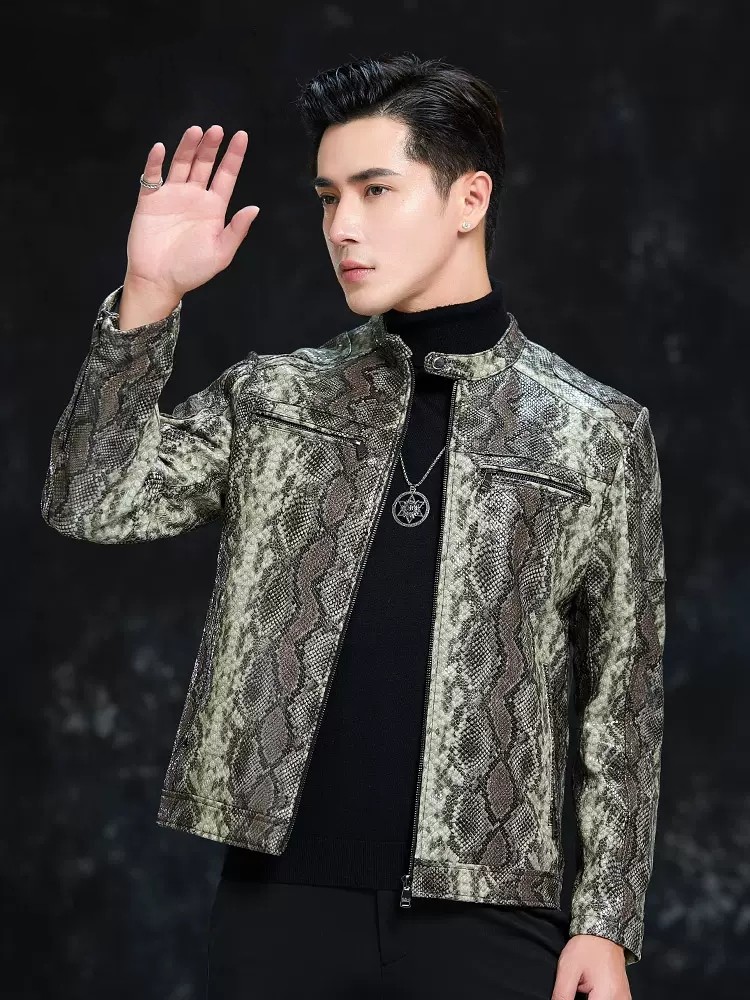 Spring Men Snake Pattern Sheep - đánh giá và giá Leatherwork Free Patterns