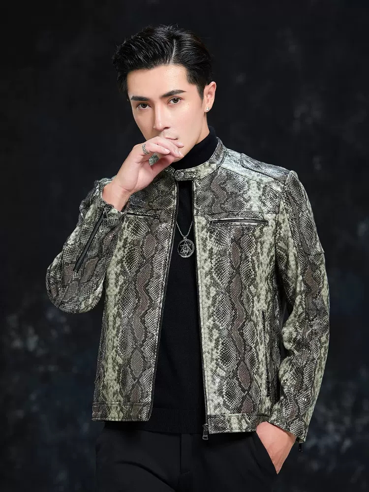 Spring Men Snake Pattern Sheep - đánh giá và giá Leatherwork Free Patterns