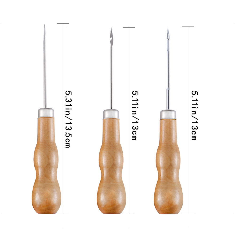 Leather Awl Wood Handle Awls S - đánh giá và giá Leatherwork Awl