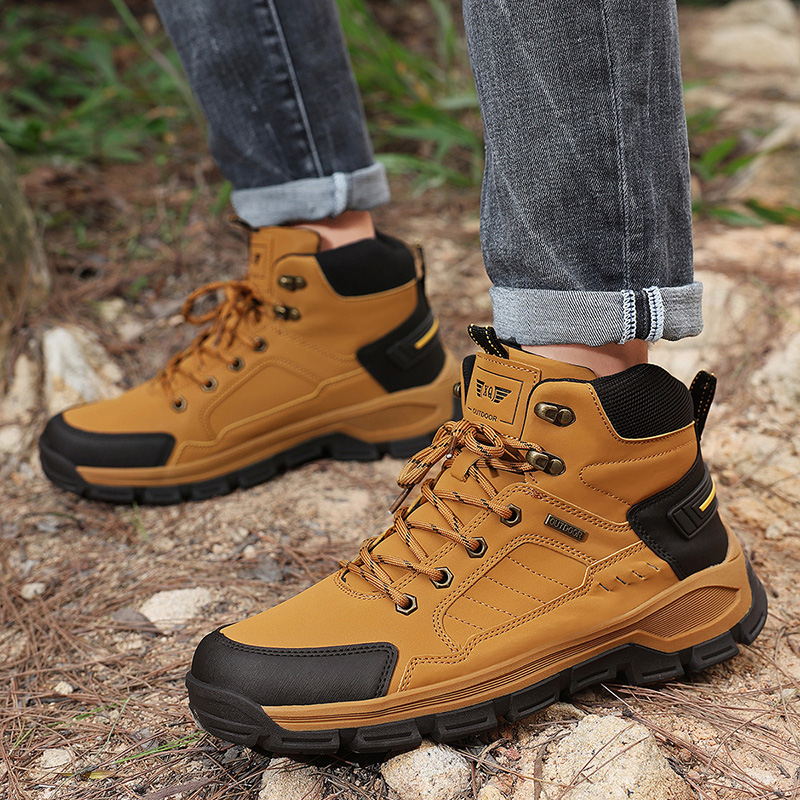 New Autumn Men's Boots Fashion - đánh giá và giá Leatherwork Boots