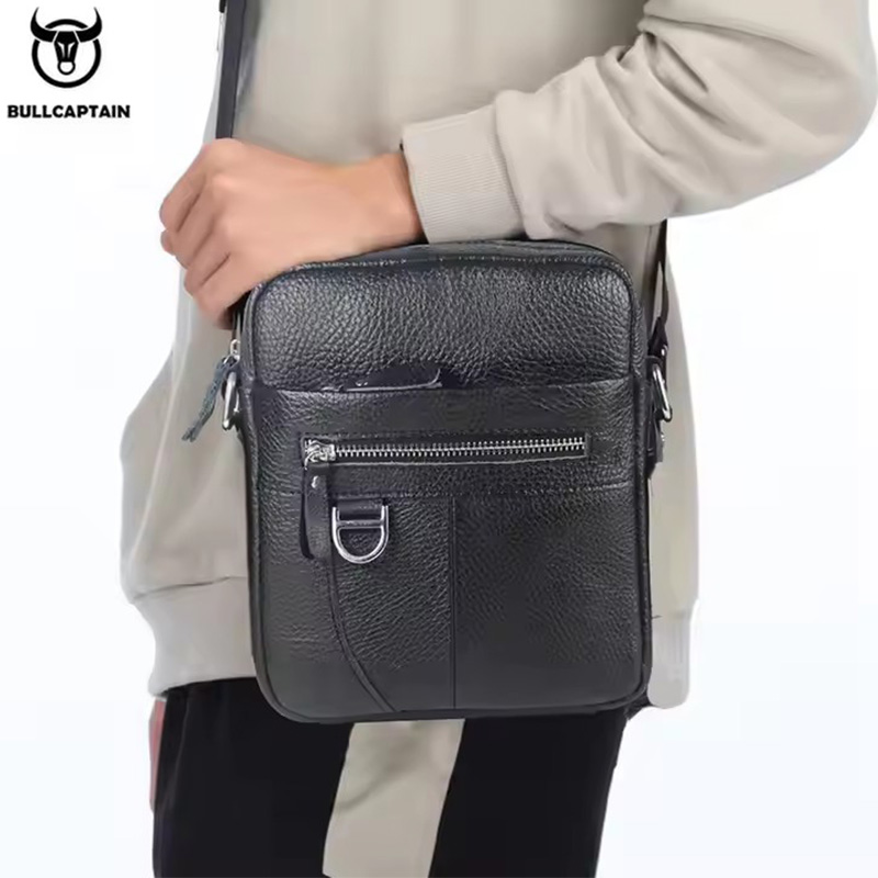 BULLCAPTAIN Mens Leather Messe - đánh giá và giá Leather Work Handbag
