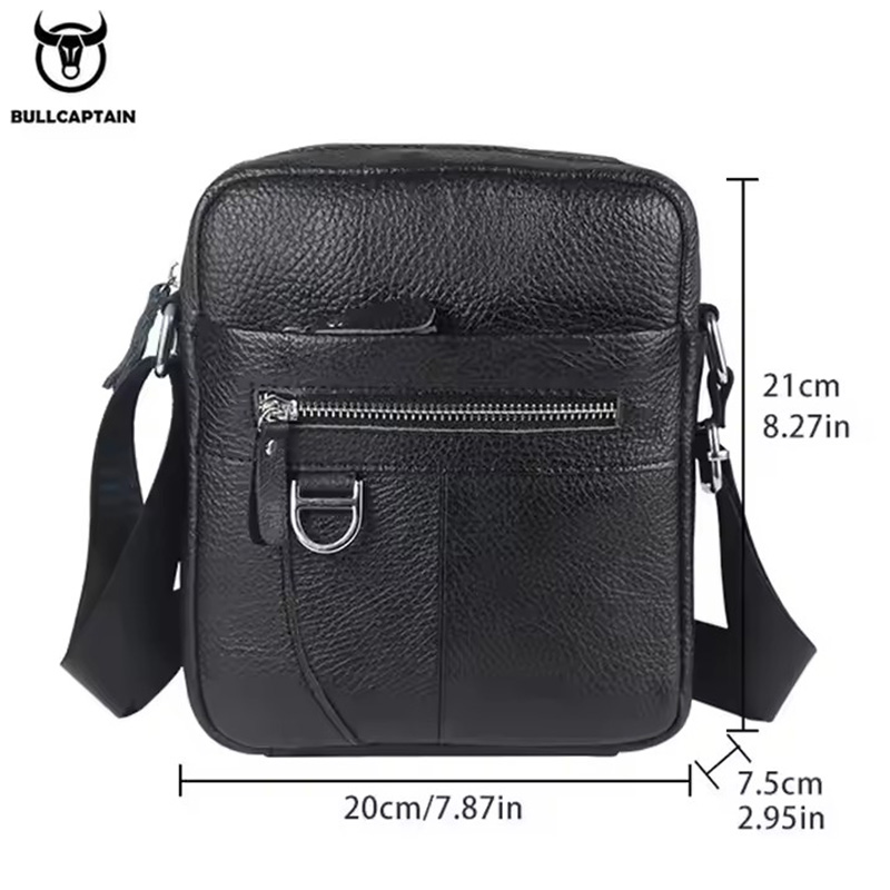 BULLCAPTAIN Mens Leather Messe - đánh giá và giá Leather Work Handbag