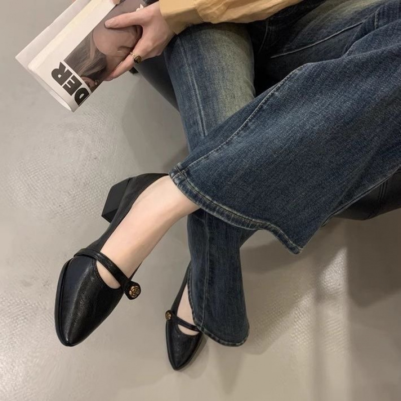 French Vintage Chunky Heel Mar - đánh giá và giá Leatherwork In French