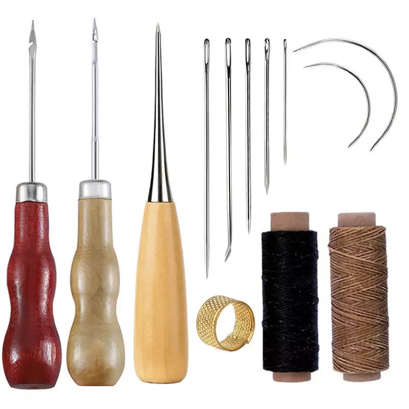13 Pcs Leather Sewing Set Hand - đánh giá và giá Leatherwork Awl