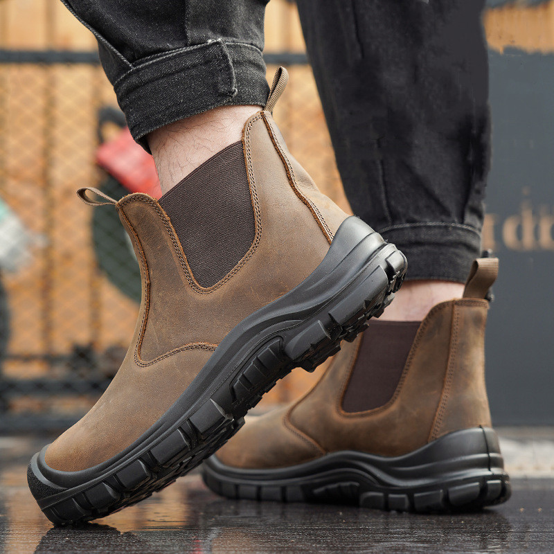 large size men's fashion steel - đánh giá và giá Leatherwork Boots
