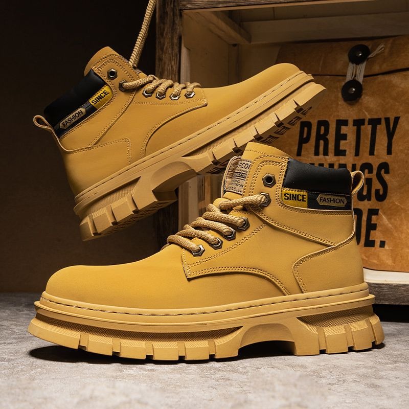 Vintage Men Platform Ankle Boo - đánh giá và giá Leatherwork Boots