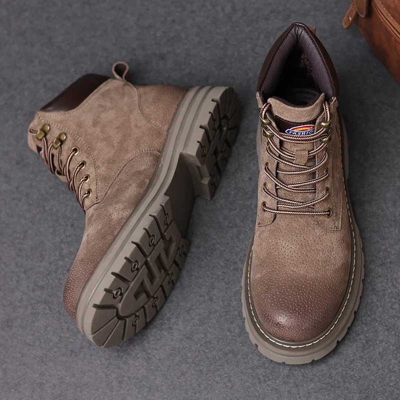 High Quality Men Shoes Genuine - đánh giá và giá Leatherwork Boots