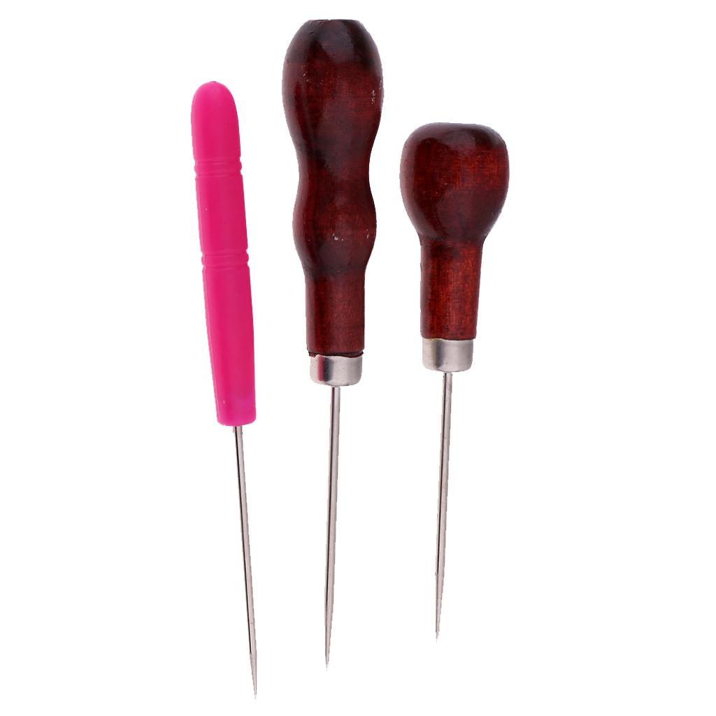 Durable Wood Metal Sewing Awl  - đánh giá và giá Leatherwork Awl