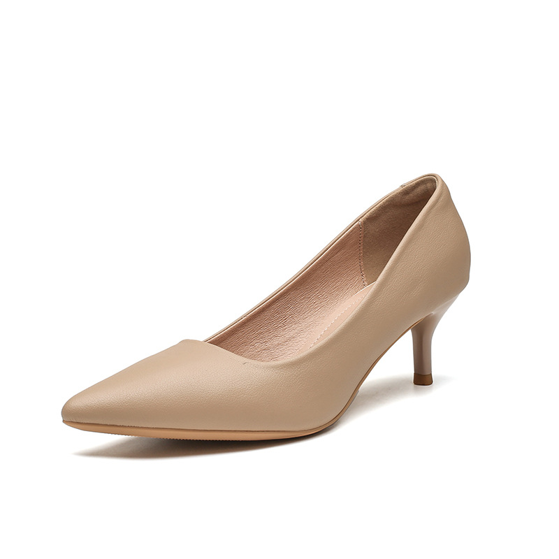 High-heeled women's slim heel  - đánh giá và giá Leatherwork In French