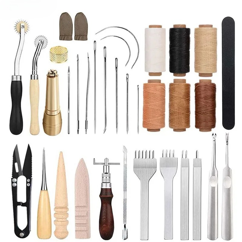 25Pcs Leather Working Tools Fo - đánh giá và giá Leatherwork Awl