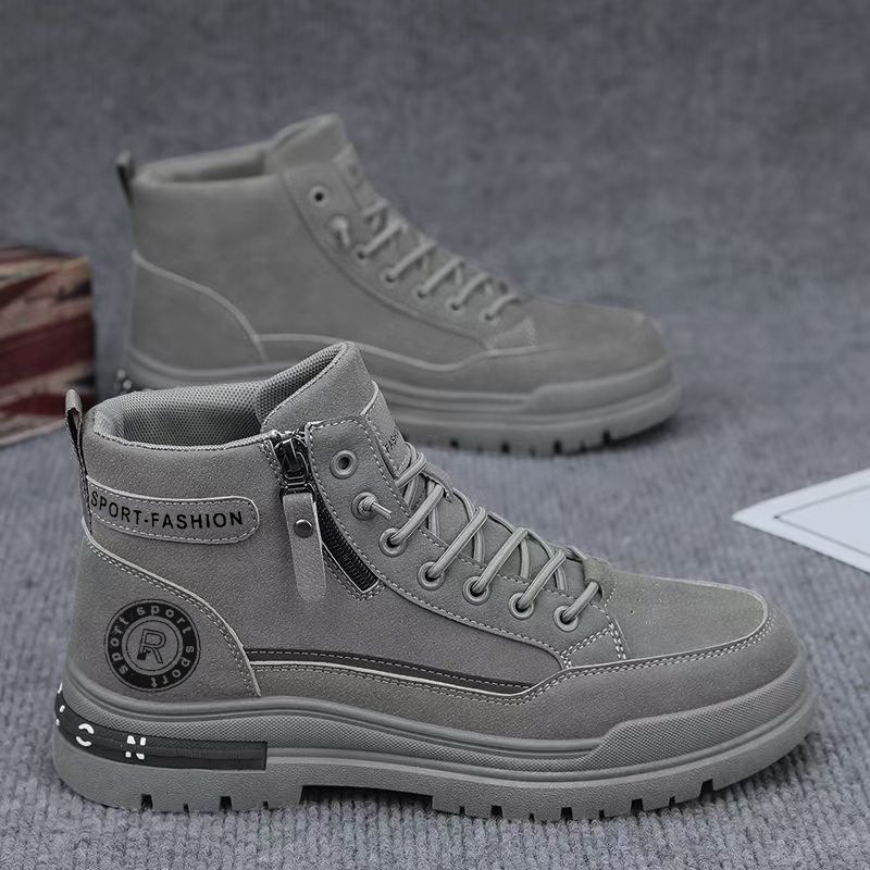 Men Retro High Top Work Boots  - đánh giá và giá Leatherwork Boots