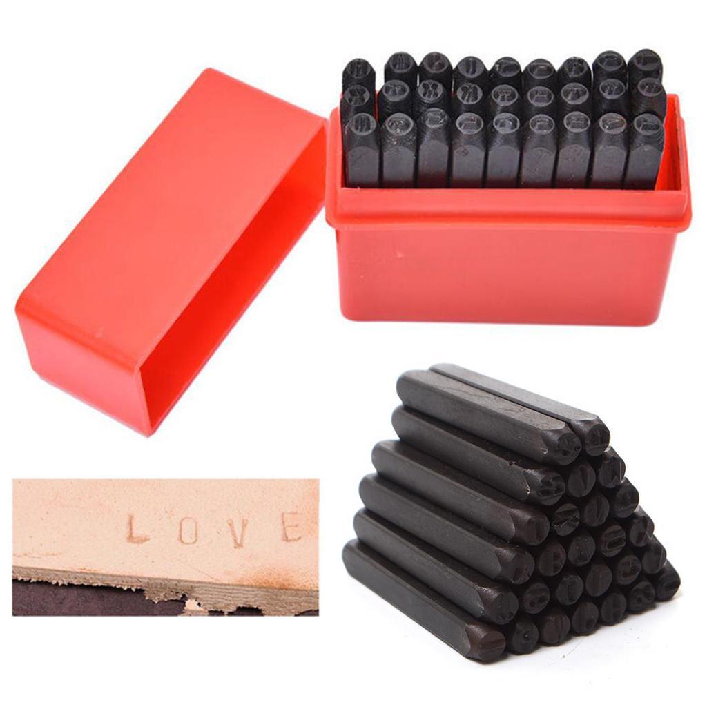 Letters Punch Set Steel Metal  - đánh giá và giá Leatherwork Free Patterns