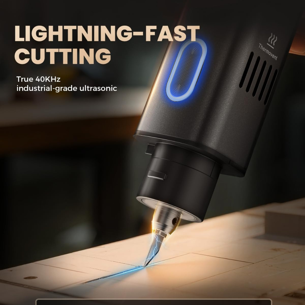 JAKEMY Ultrasonic Cutter Knife - đánh giá và giá Leatherwork Knife
